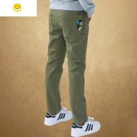 喻娄男童休闲裤秋季薄款儿童长裤春秋大童裤子秋装直筒裤男孩童裤