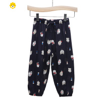 喻娄亲子款-1儿童灯笼裤防蚊裤3春装婴儿5长裤薄韩版7女童防蚊裤9夏