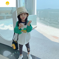 喻娄女童卫衣春秋薄款洋气亲子母女装儿套头长袖上衣宝宝秋装20新款