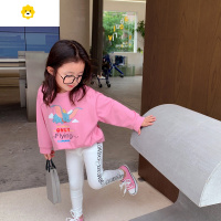 喻娄陈大猪L妈 女童卫衣秋季新款童装女宝宝长袖上衣儿童卫衣女洋气