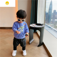 喻娄男宝宝卫衣小童休闲上衣儿童秋季长袖婴儿卡通IP帅气潮