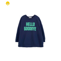 喻娄聪家儿童字母卫衣20春秋新款男女童休闲圆领长袖中大童洋气上衣