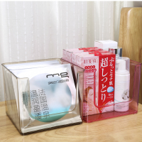简约透明桌面化妆品收纳盒面膜口红护肤品家用整理盒亚克力置物架