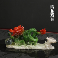 茶宠摆件精品创意可养变色三足金蟾貔貅金龙茶虫茶玩茶盘茶具配件