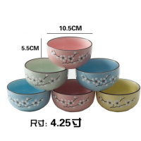 金铠达 碗 陶瓷碗套装6碗日式碗创意家用吃饭碗陶瓷碗套装雪花碗