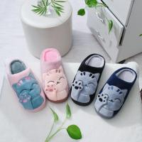 棉拖鞋女全跟情侣亲子厚底冬季月子毛毛可爱儿童居家居室内保暖