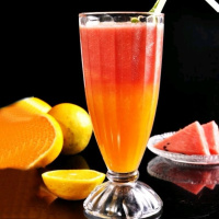 创意玻璃果汁杯 冷饮杯 饮料杯 奶昔杯 玻璃奶茶杯 沙冰杯 牛奶杯