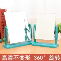 镜子化妆镜书桌单面宿舍大码台式欧式公主超大号梳妆镜子邮
