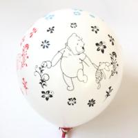 12寸圆形加厚五面全花卡通玩具气球卡通动物多款儿童气球KT猫