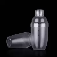亚克力雪克杯透明酒器套装 PC树脂雪克壶 防烫奶茶摇摇杯手摇杯