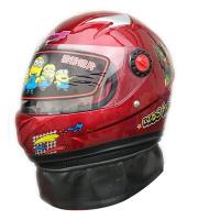 3岁-13岁儿童头盔男女可爱摩托电动车安全帽四季保暖防风小孩全盔