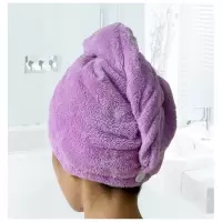 [2个装]加厚干帽超强吸毛巾长干巾速干成人头浴帽子