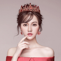 新款婚纱头饰新娘仙美公主巴洛克大皇冠2018韩式结婚大气王冠饰品