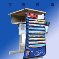 挂书袋课桌神器书本收纳桌面整理结实耐用11层防滑挂袋卡通挂书袋
