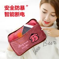 可爱防爆充电热袋毛绒双插手暖手宝卡通电暖宝注可拆洗暖袋