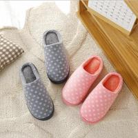 【买两双送礼品】棉拖鞋女厚底防滑棉拖鞋加绒保暖棉拖鞋情侣拖鞋