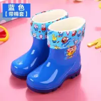 小猪佩奇儿童雨鞋男女童卡通雨鞋加绒雨靴宝宝雨鞋加绒保暖童雨靴
