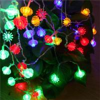 led彩灯闪灯串灯过年装饰灯元宵小红灯笼婚房春节中国结新年挂灯