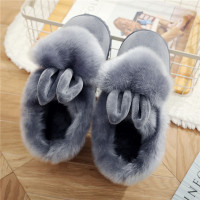 棉拖鞋女冬季棉拖鞋女跟加厚高跟月子厚底保暖毛毛家居拖鞋