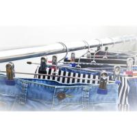 家用西裤架 带夹裤夹20支 28*7cm 防滑浸塑晾晒挂衣架无痕 加粗