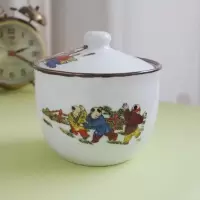 景德镇陶瓷糖罐带盖 家用大号储物罐味罐盒猪油罐盐味精辣椒油