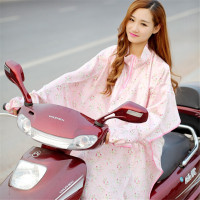 电动车防晒衣女夏季骑电瓶车遮阳防紫外线透气防走光长袖宽松披肩