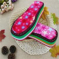 保暖绒面女士坡跟鞋底高跟鞋底防滑耐磨鞋底手工编织棉拖鞋815