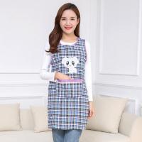 纯棉女款显瘦马甲围裙家居罩衣防污防油家务清洁护衣反穿衣厨房