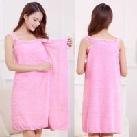 [盼超]百变成人女浴裙浴袍情侣柔软裹胸浴巾快速吸浴巾