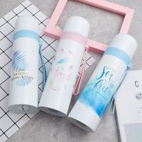 保温杯女学生韩版可爱红杯子简约个性文艺少女心清新潮流男杯