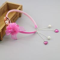 儿童箍假耳环一体卡苏菲亚公主带齿小女孩耳坠流苏头箍头饰