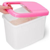 【20斤10kg/25斤12.5kg】大米桶塑料储装加厚带盖厨房密封储物桶
