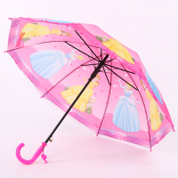 白雪公主雨伞儿童女款 卡通女童自动伞白雪公主小学生晴雨伞