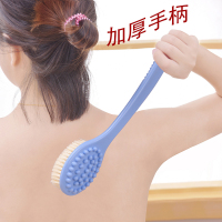 (第二代升级按摩+软毛+加长加厚手柄)洗澡刷神器长柄搓背刷子