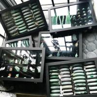 木质翻盖24格耳钉盒子耳环收纳箱饰品展示盒戒指项链耳环首饰盒