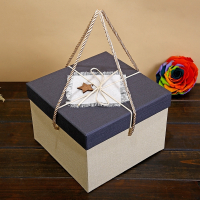 正方形礼品盒超大伴手礼盒大号装盒生日送礼盒装盒子