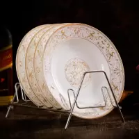 [4个装8英寸菜盘][景德镇骨瓷]西餐盘陶瓷碟子牛排盘菜盘汤盘