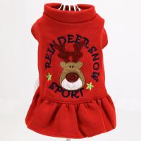 狗狗衣服麋鹿宠物裙子泰迪比熊博美可爱狗衣服秋冬装猫咪小狗裙子