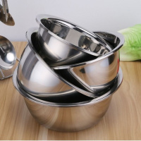 201不锈钢盆三件五件套汤盆漏盆打蛋淘米洗菜和面厨房米筛多用盆