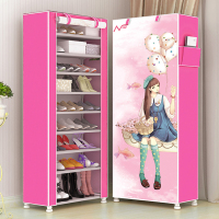 俏丹优品 简易鞋架防尘多层鞋橱加厚无纺布收纳鞋架简易鞋柜特价