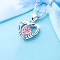 [免费刻字]银项链韩版女简约锁骨链情侣女学生坠生日女生