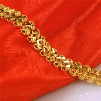 铜镀真金24K金女士仿金手链女士蝴蝶结表型手链仿金欧币手链沙