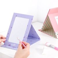 {破损赔便携镜}镜子台式折叠化妆镜大号梳妆镜便携随身小镜子