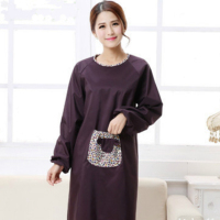 [防防油]长袖围裙成人防防油防污罩衣时尚做饭围裙定制logo