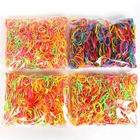 扎头一次性儿童小橡皮筋黑色加厚不伤胶圈小孩彩色绑头头绳