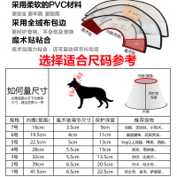 伊丽莎白圈狗狗项圈狗头套猫项圈宠物脖套猫头套防咬圈防舔保护罩