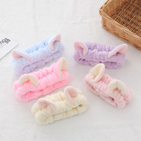 [精选多款]洗脸带韩版头饰可爱猫兔耳朵明星同款化妆束带