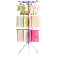 [诗丽雅]婴儿晾衣架落地折叠阳台不锈钢晒衣架儿童毛巾架尿布架