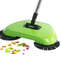 [新店促销]升级手推式扫地机加长加密毛刷拖把 扫把簸箕三合一