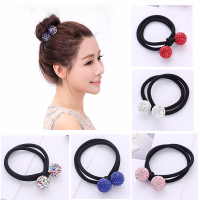 成人饰饰品韩国头绳扎头马尾圈橡皮筋清新百搭绳头饰钻
